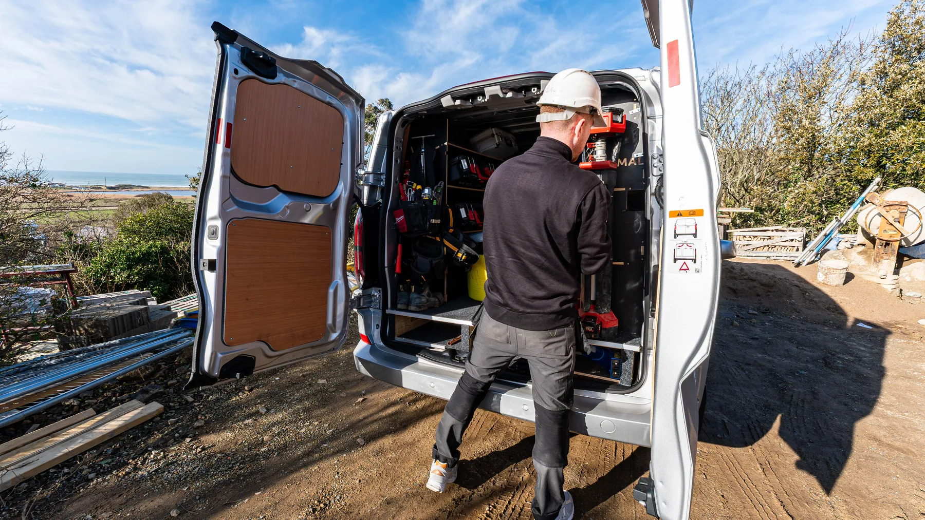 M&W Plumbing and Heating team working in Jersey